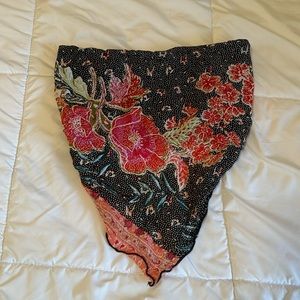 Free People Scarf Tube Top